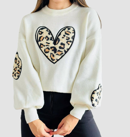 NUEVO SUETER VELOUR DE CORAZÓN