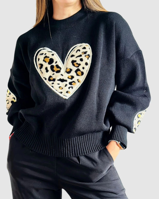 NUEVO SUETER VELOUR DE CORAZÓN